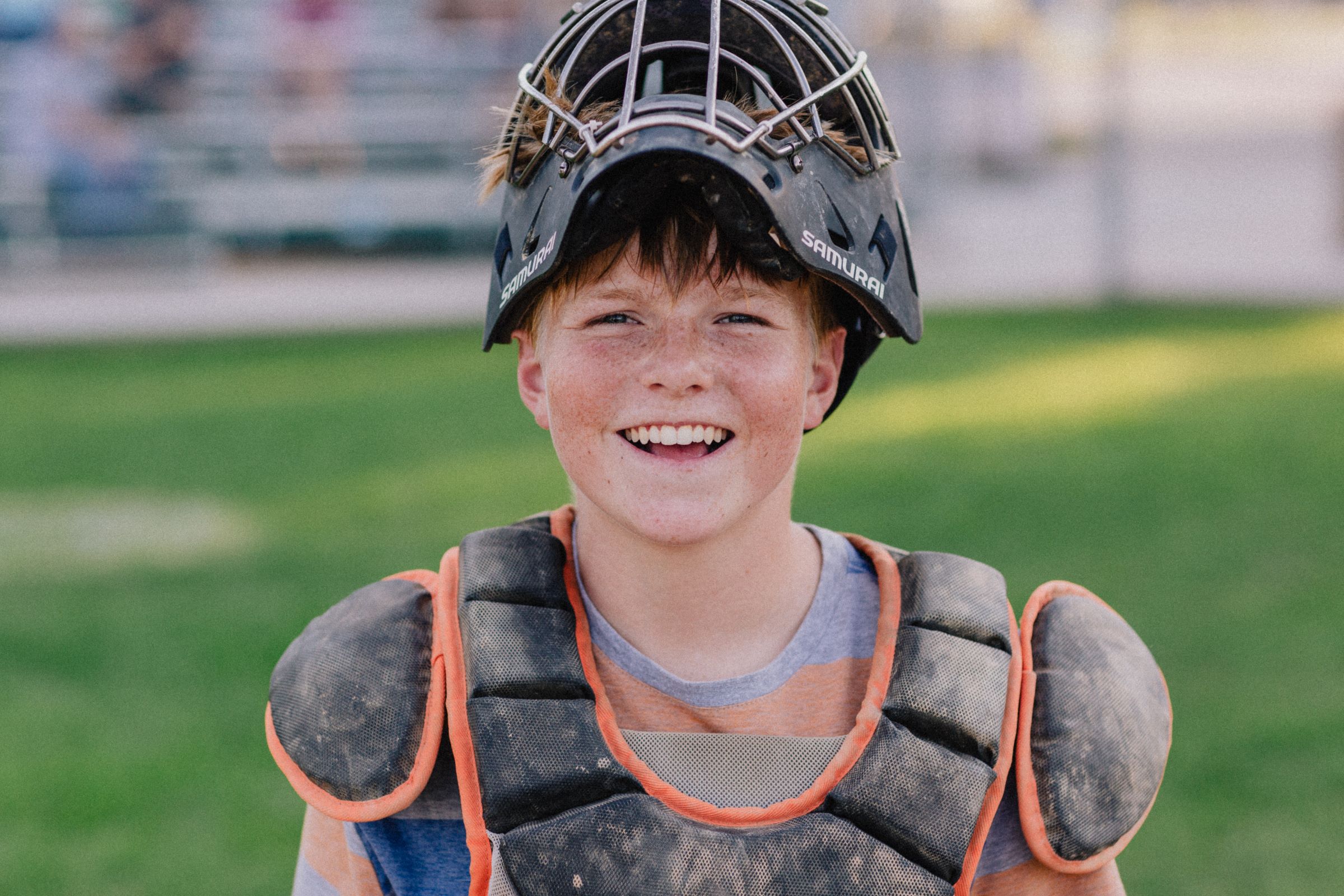 baseball catcher small