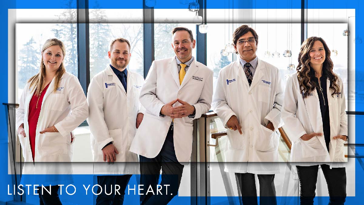 Listen to your heart - group of doctors