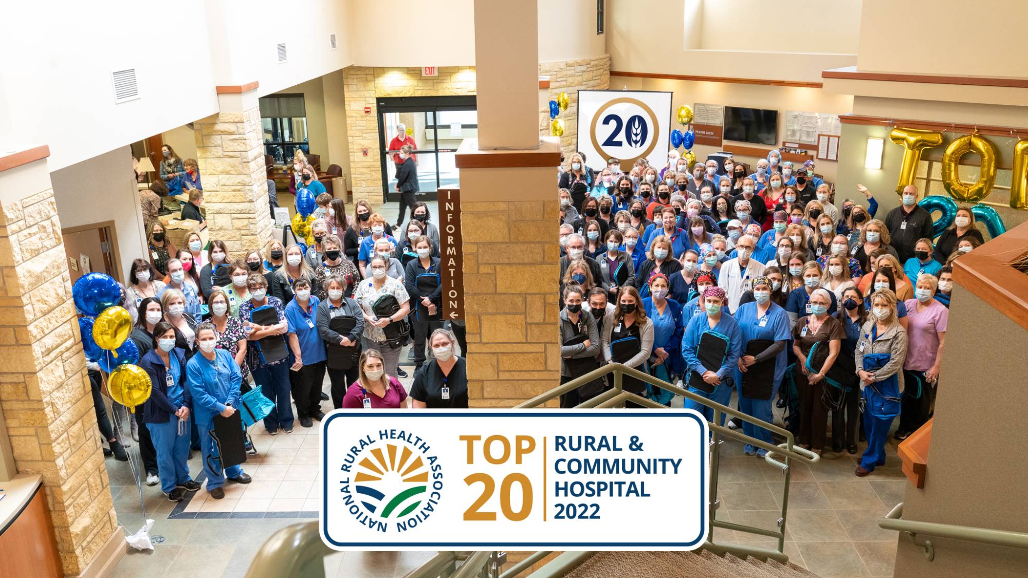 Prairie Lakes Healthcare System Nationally Ranked Top 20 Hospital!