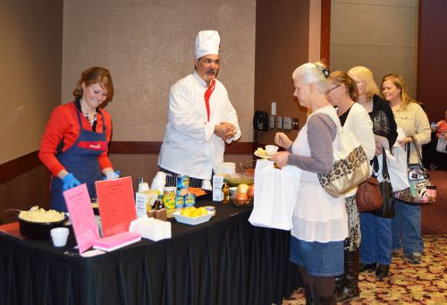 Dietitian Megan Wiesner and Chef Rob