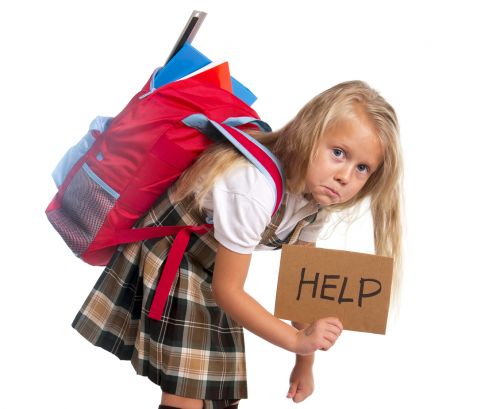 Is your child&#039;s backpack too heavy?