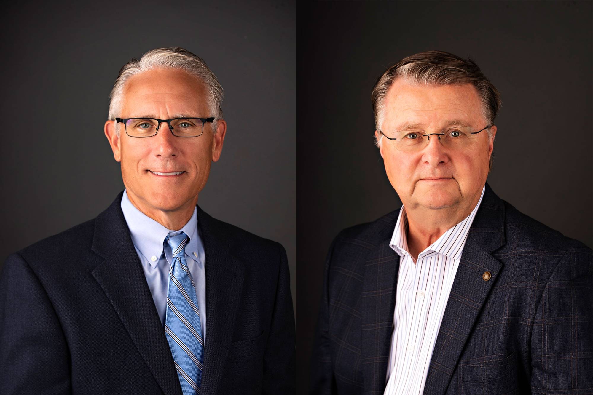 Don Roby (left), Doug Sharp (right)