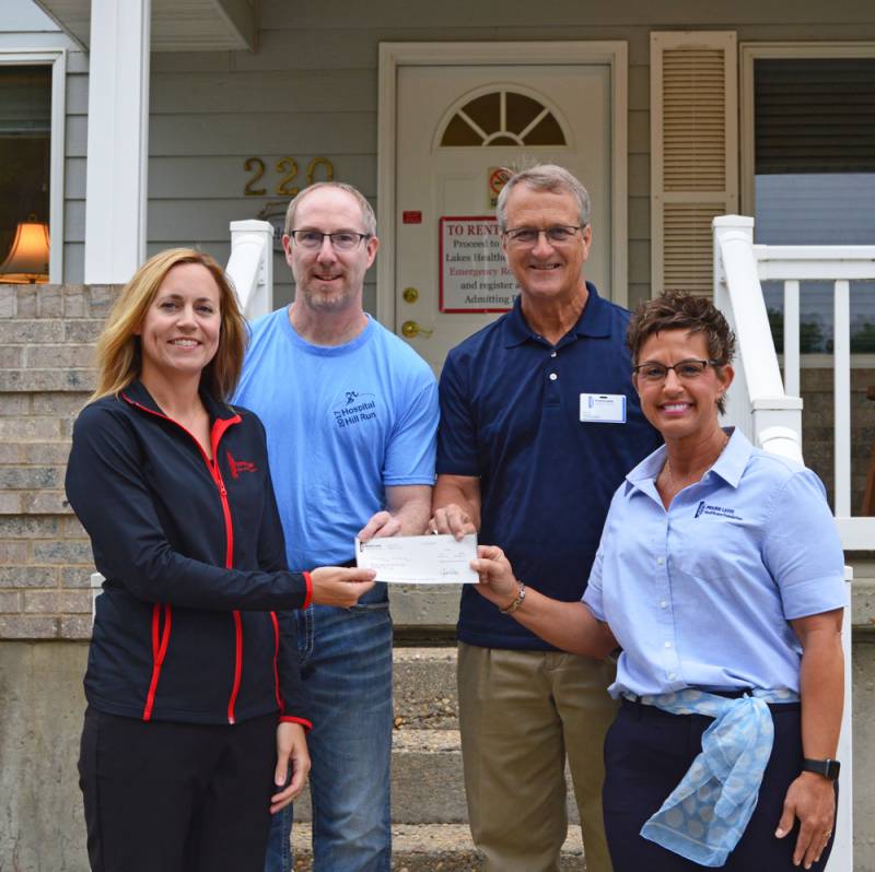 Hospital Hill Run Makes Donation